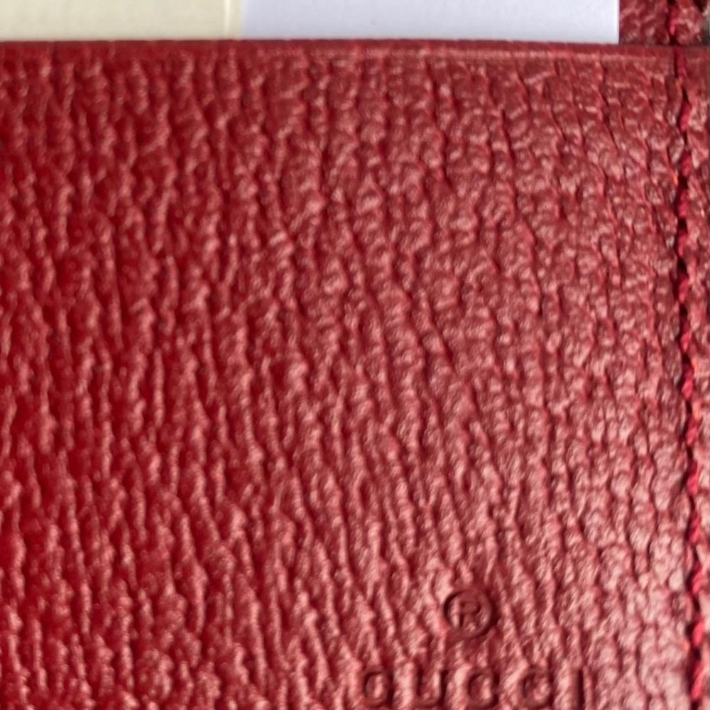 GUCCI NEW BAIADERA STRIPE BIFOLD LEATHER … - Picture 7 of 9